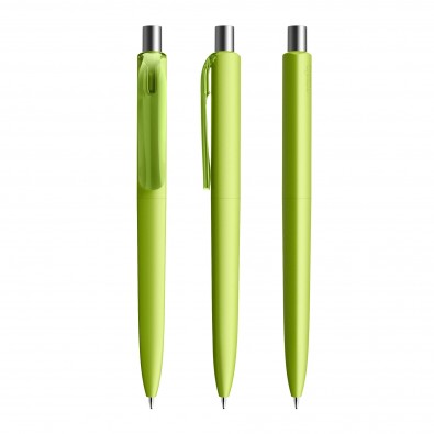 Prodir DS8 Soft Touch MRR Druckbleistift, Hellgrün-Silber satiniert Prodir DS8 Soft Touch MRR Druckbleistift, Hellgrün-Silber satiniert